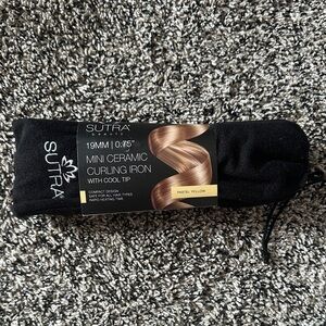 Sutra Mini Ceramic Curling Iron - Black